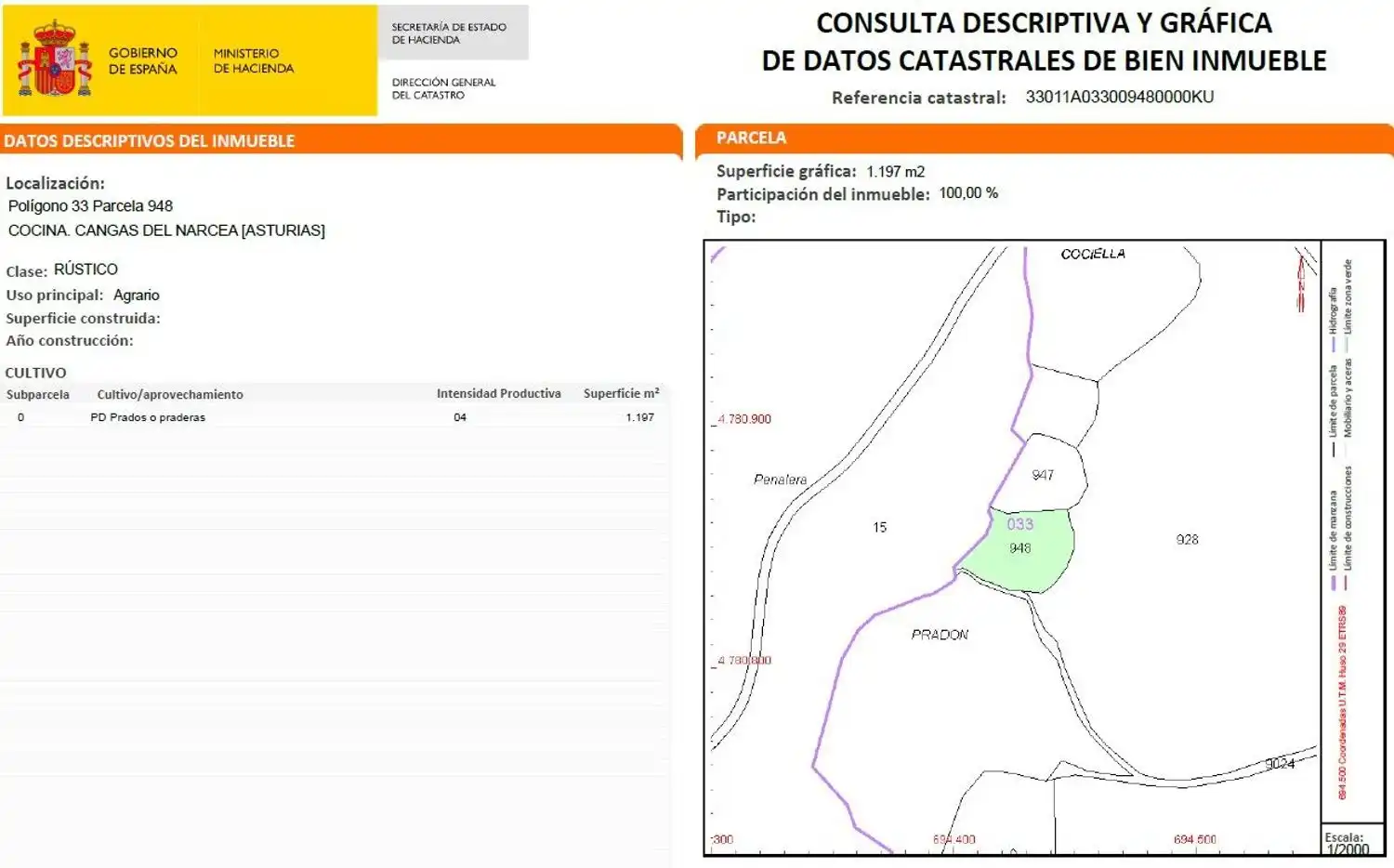 Residencial en venda en Cangas del Narcea