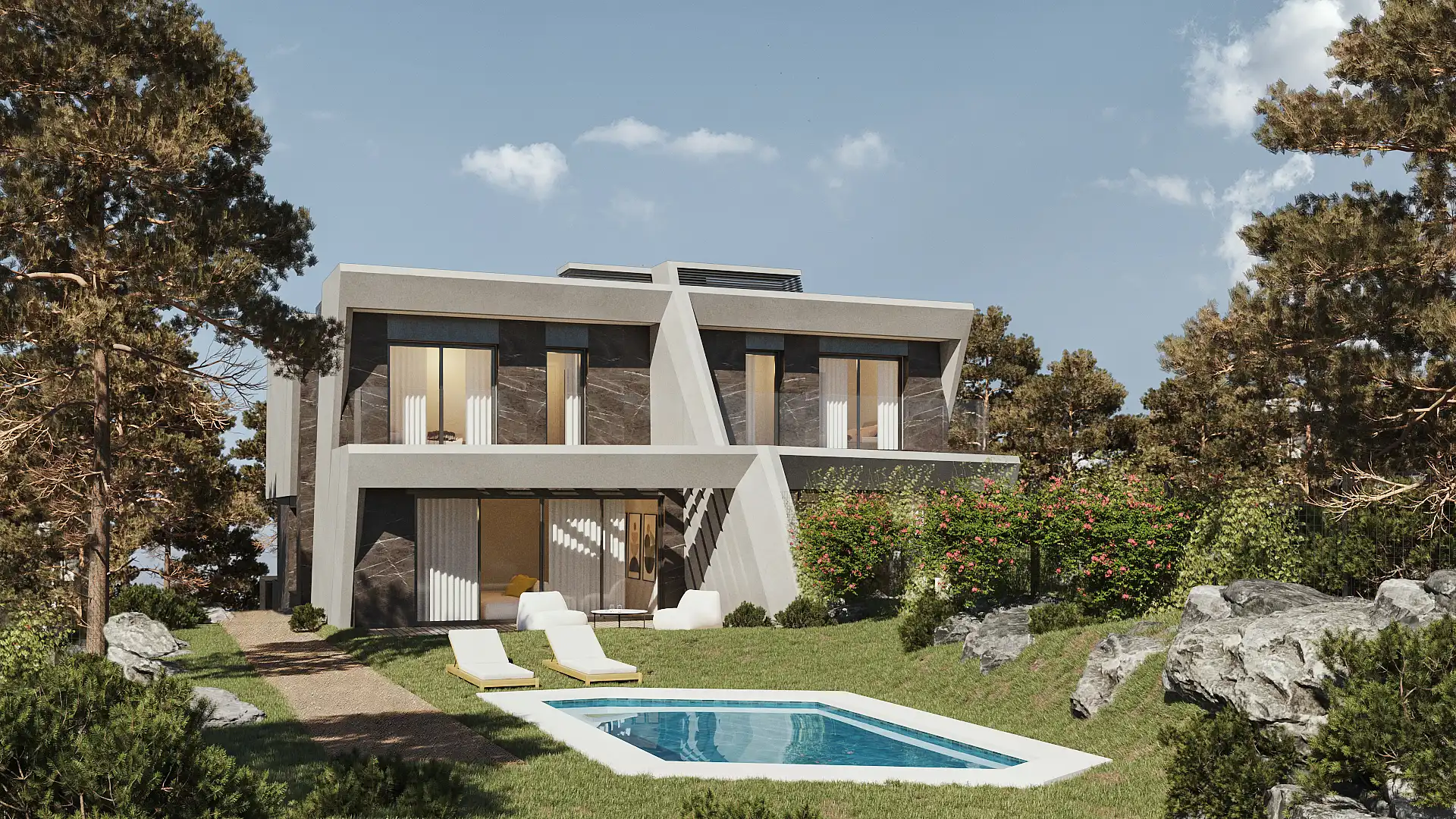 Vista exterior de Casa o chalet en venta en Torrelodones con Aire acondicionado, Jardín privado y Terraza