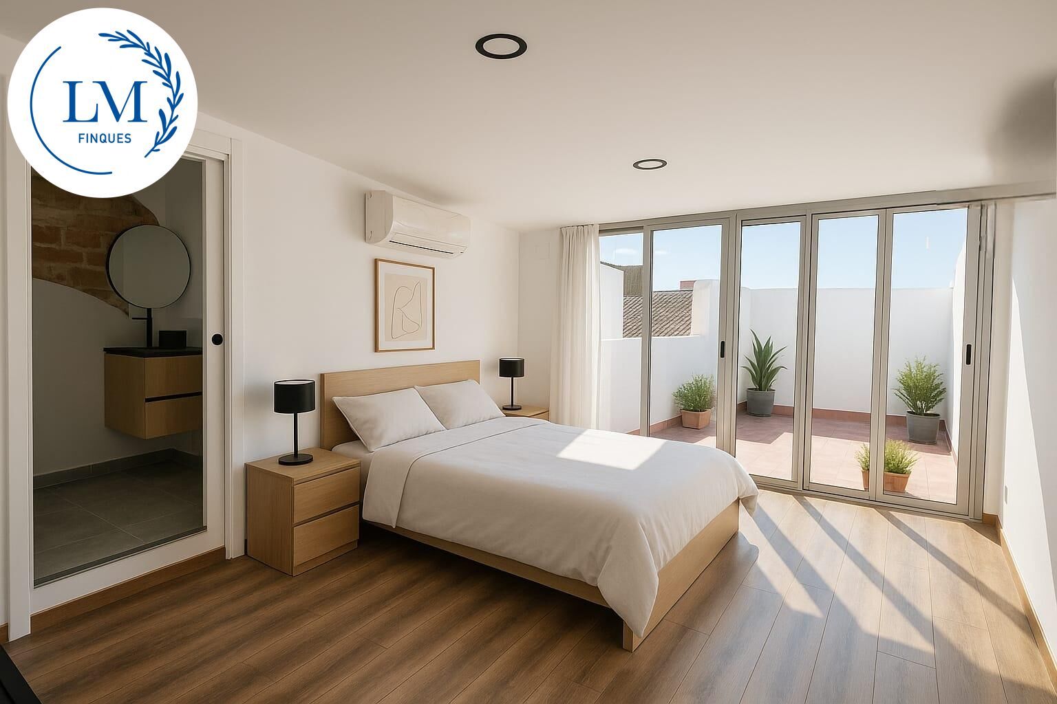 Habitación de Ático en venta en Vilanova i la Geltrú con Aire acondicionado, Calefacción y Terraza