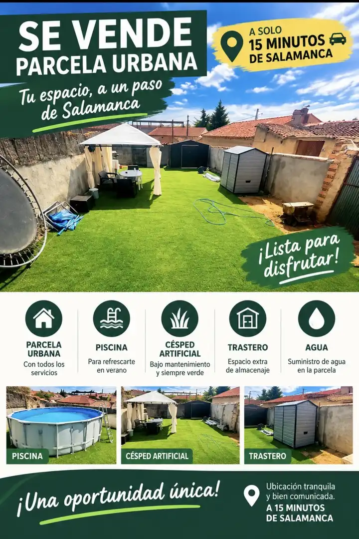Jardín de Terreno en venta en Cordovilla, Salamanca
