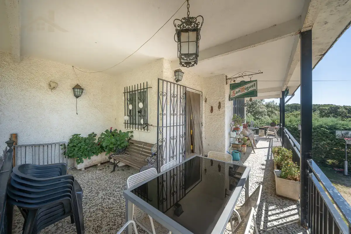 Terrassa de Casa o xalet en venda en El Escorial amb Jardí privat, Terrassa i Piscina