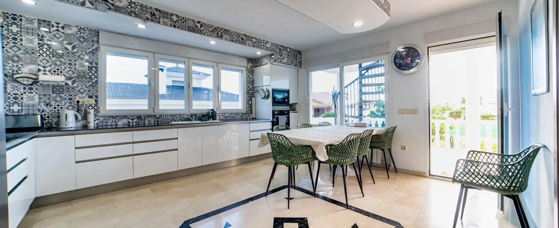 Kitchen of Houses for sale in L'Alfàs del Pi  with Air Conditioner, Heating and Private garden