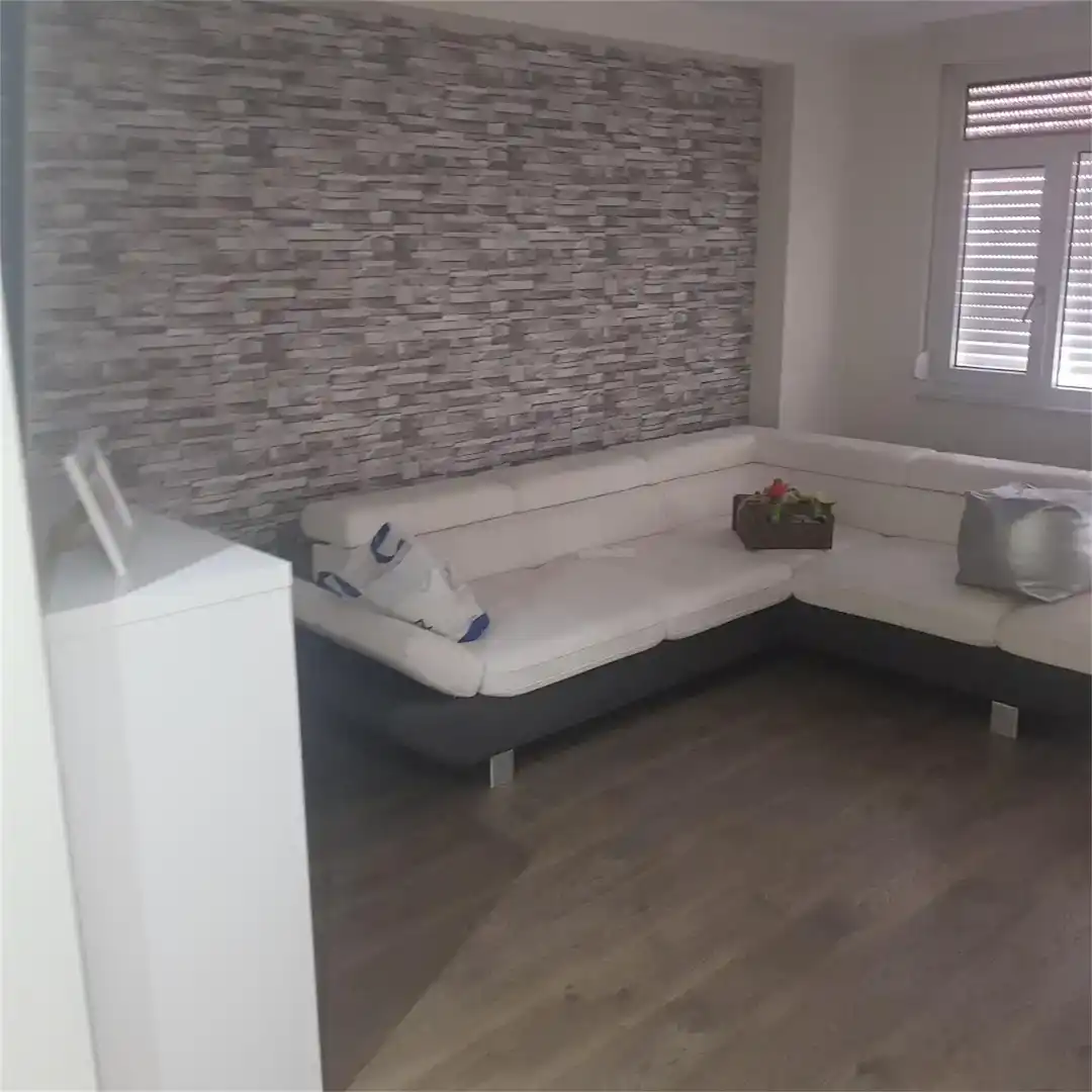 Sala d'estar de Pis en venda en Vimianzo amb Jardí privat, Parquet i Moblat