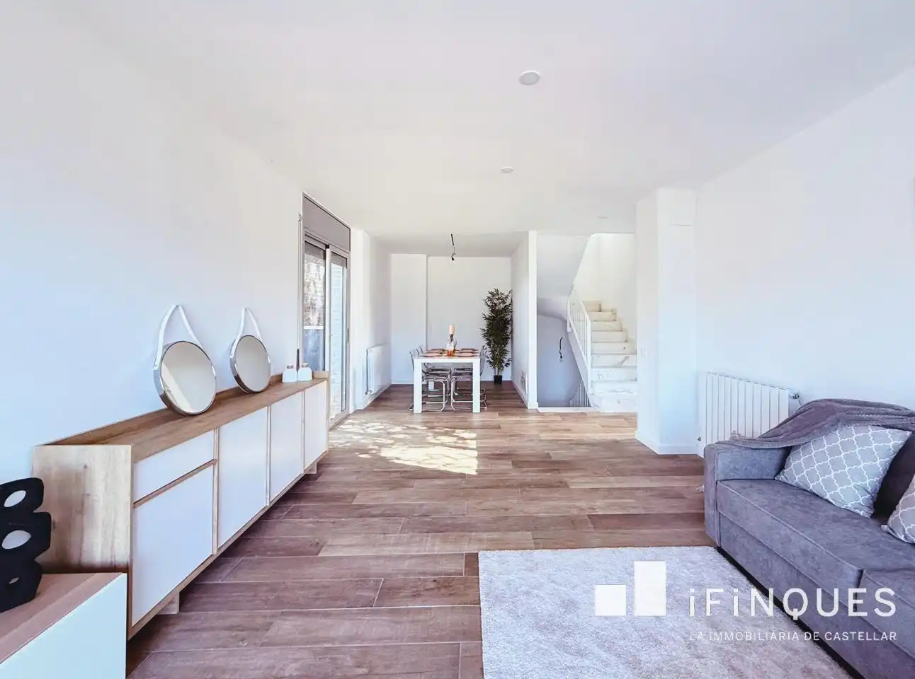 Living room of Houses for rent in Castellar del Vallès  with Air Conditioner, Heating and Private garden