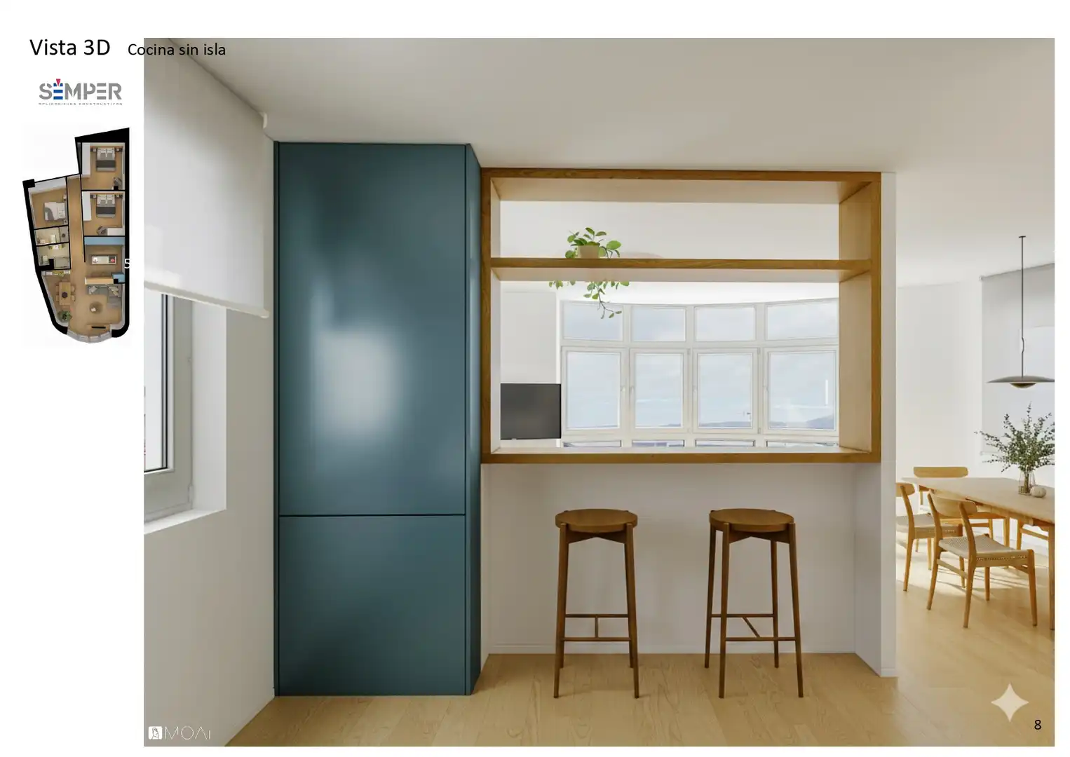 Kitchen of Flat for sale in Boiro  with Heating and Furnished
