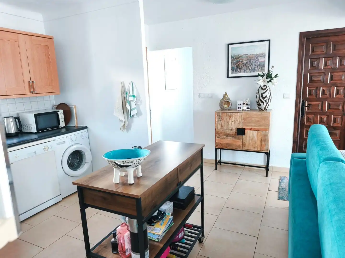 Sala de estar de Casa o chalet en venta en Mojácar con Aire acondicionado, Calefacción y Terraza