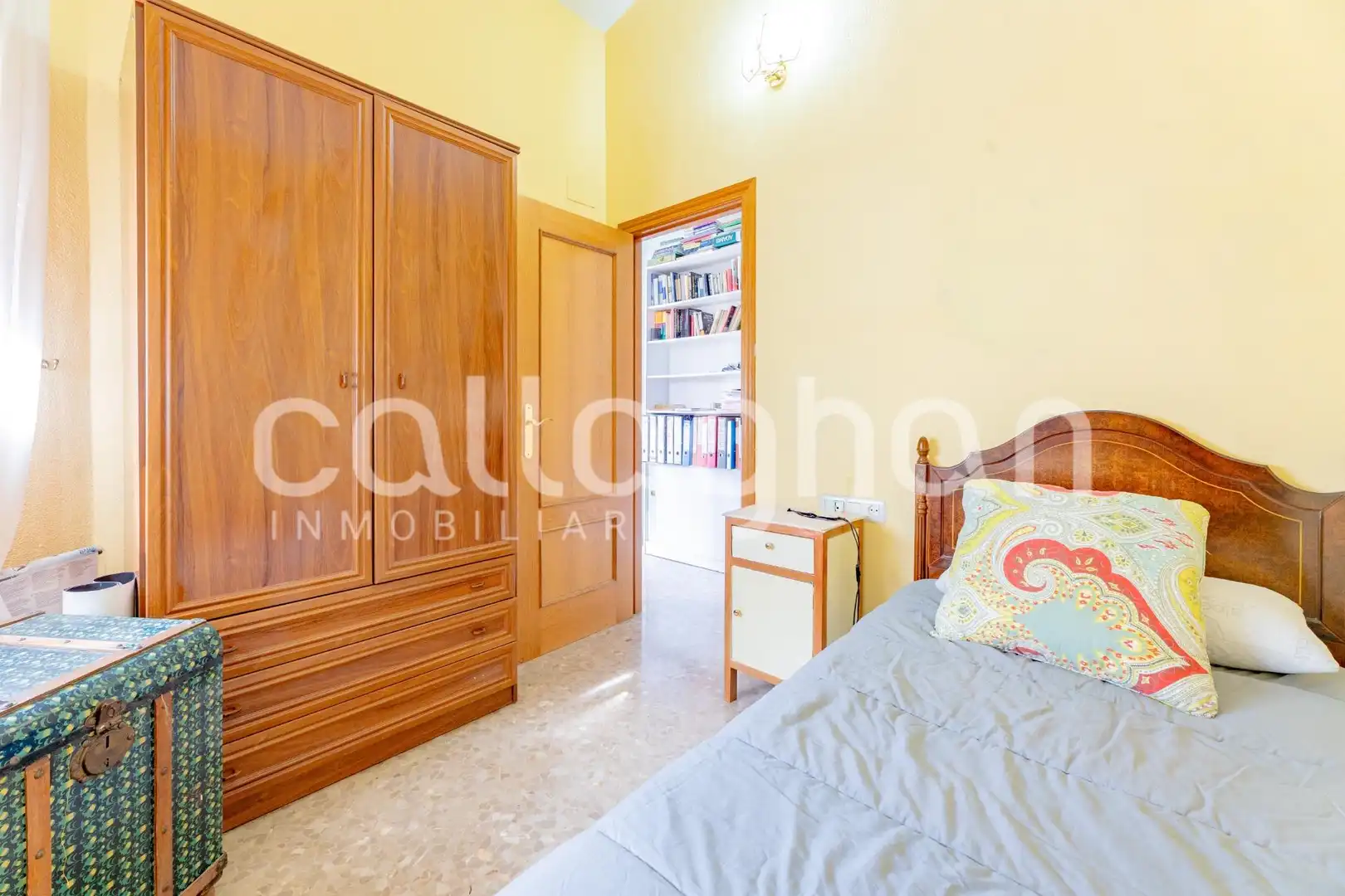 Schlafzimmer von Dachboden zum Verkauf in Valencia mit Klimaanlage, Heizung und Terrasse