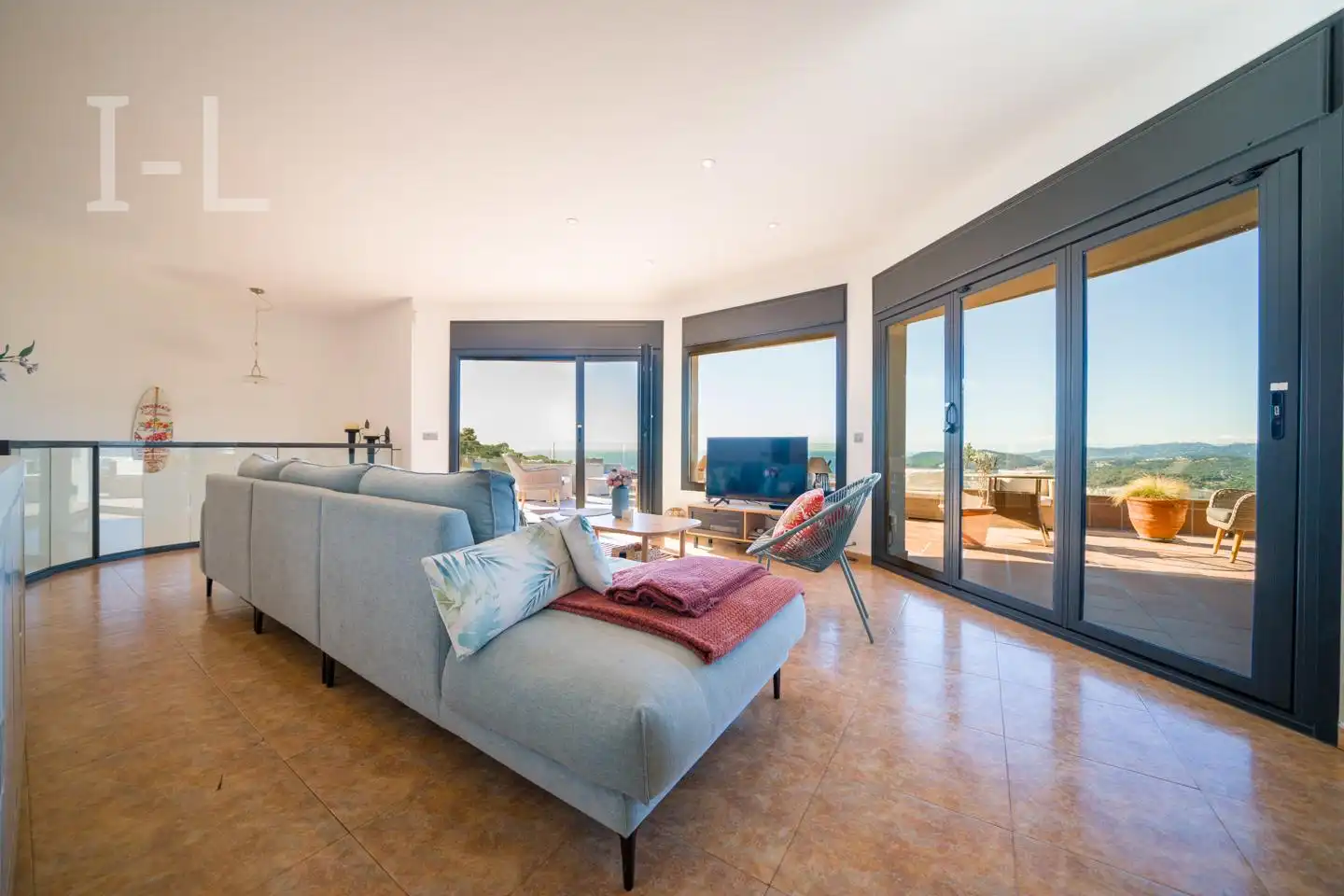 Sala d'estar de Casa o xalet en venda en Lloret de Mar amb Calefacció, Terrassa i Piscina