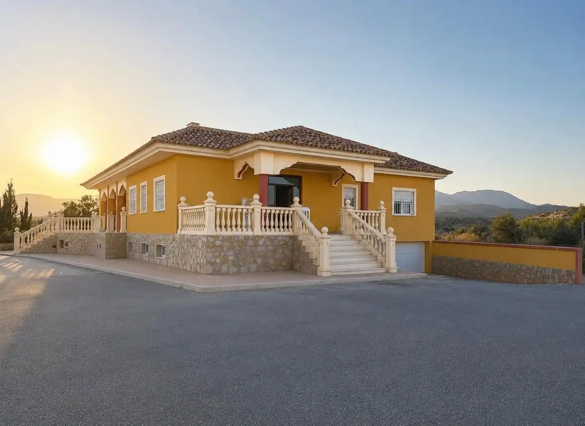 Vista exterior de Casa o xalet en venda en Alicante / Alacant amb Jardí privat, Terrassa i Piscina