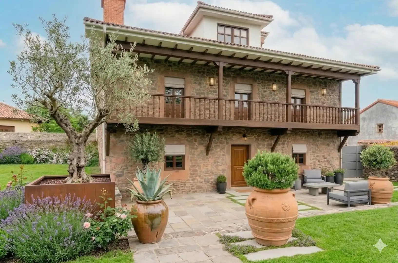Vista exterior de Casa o chalet en venta en Avilés con Calefacción, Jardín privado y Terraza