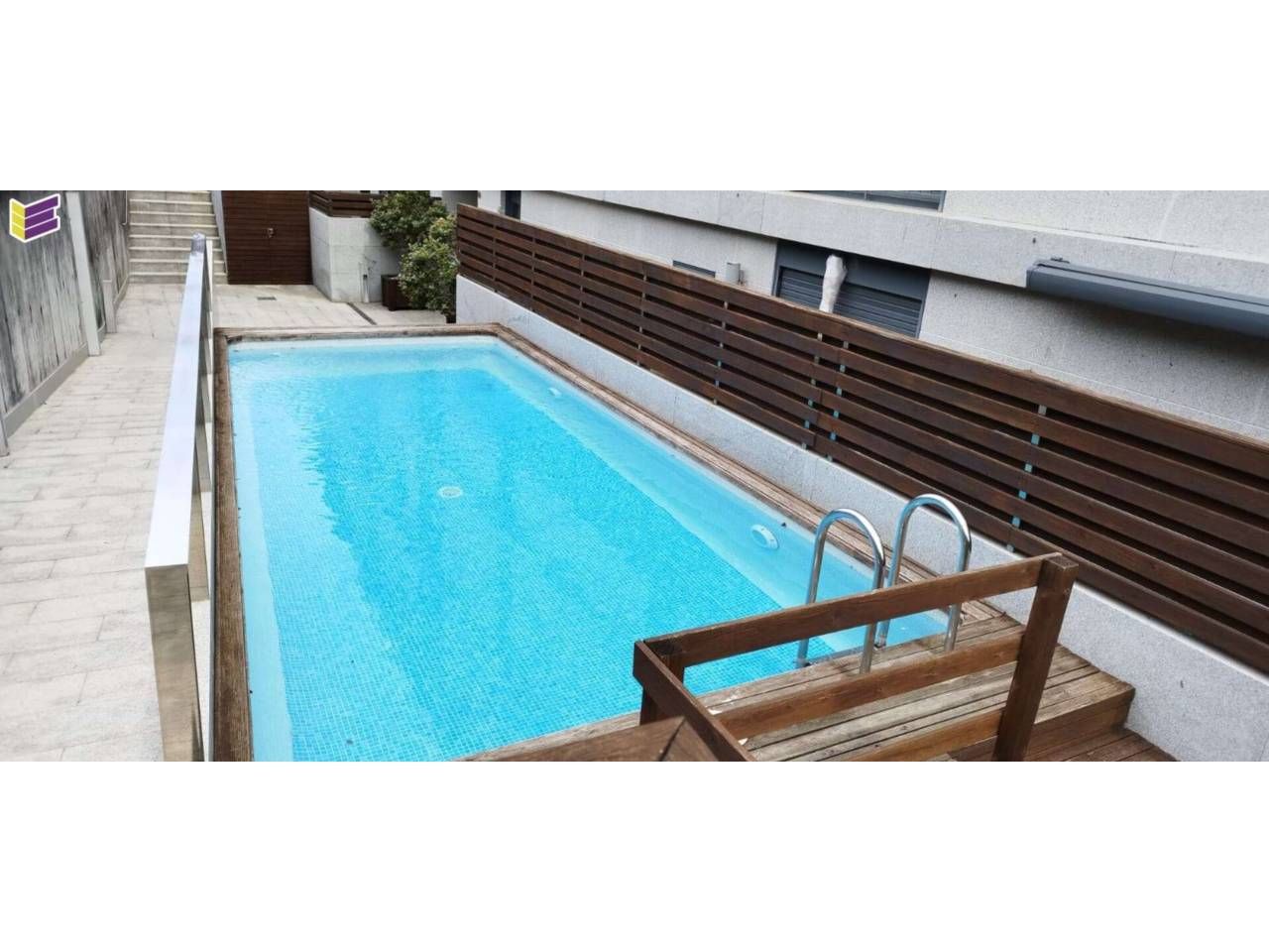 Piscina de Pis de lloguer en Baiona amb Calefacció, Parquet i Traster