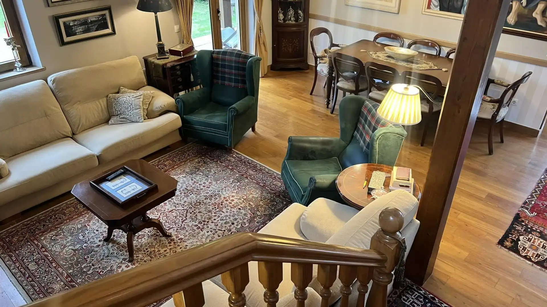 Wohnzimmer von Haus oder Chalet zum Verkauf in Suances mit Heizung, Privatgarten und Parkett