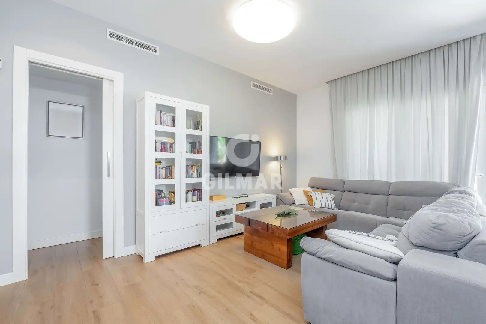 Living room of Houses for sale in El Puerto de Santa María  with Heating, Private garden and Swimming Pool
