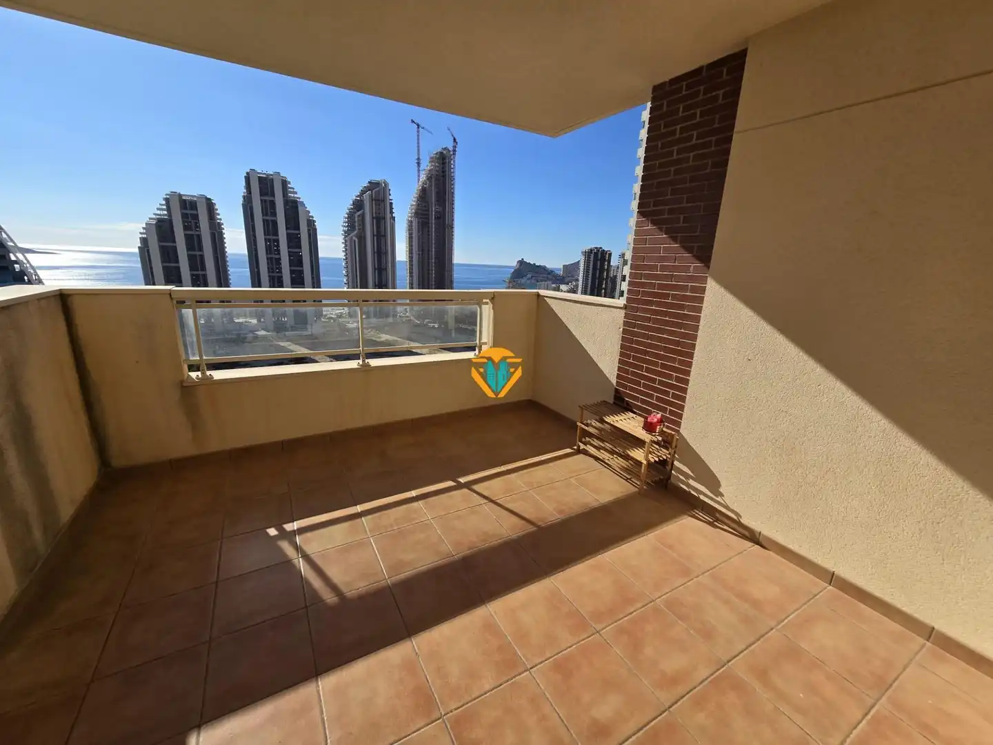 Terraza de Apartamento en venta en Benidorm con Aire acondicionado, Calefacción y Jardín privado