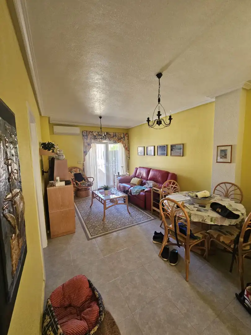 Sala de estar de Casa adosada en venta en Los Alcázares con Terraza, Amueblado y Horno