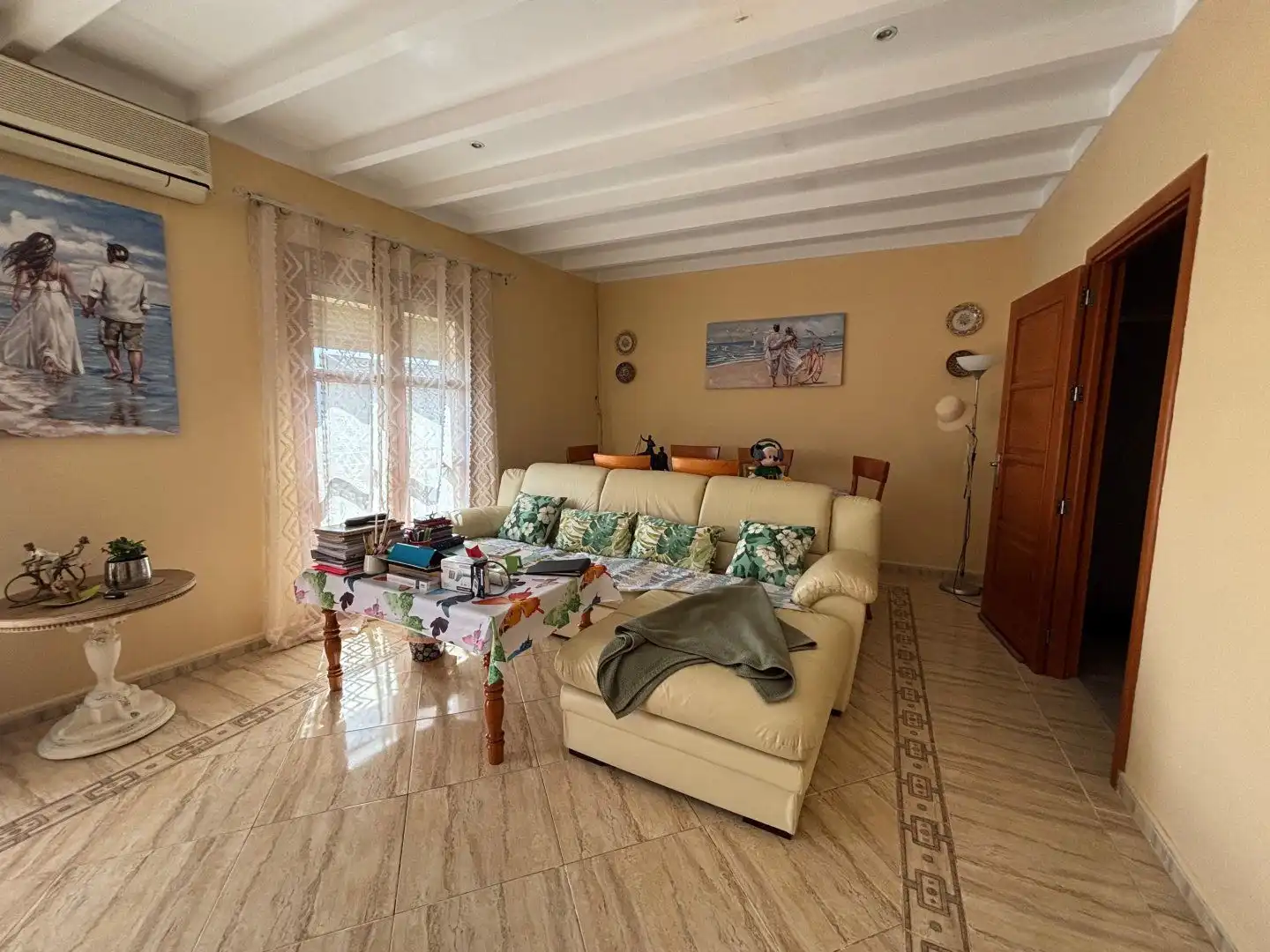 Living room of Flat for sale in Pilas  with Air Conditioner, Terrace and Balcony