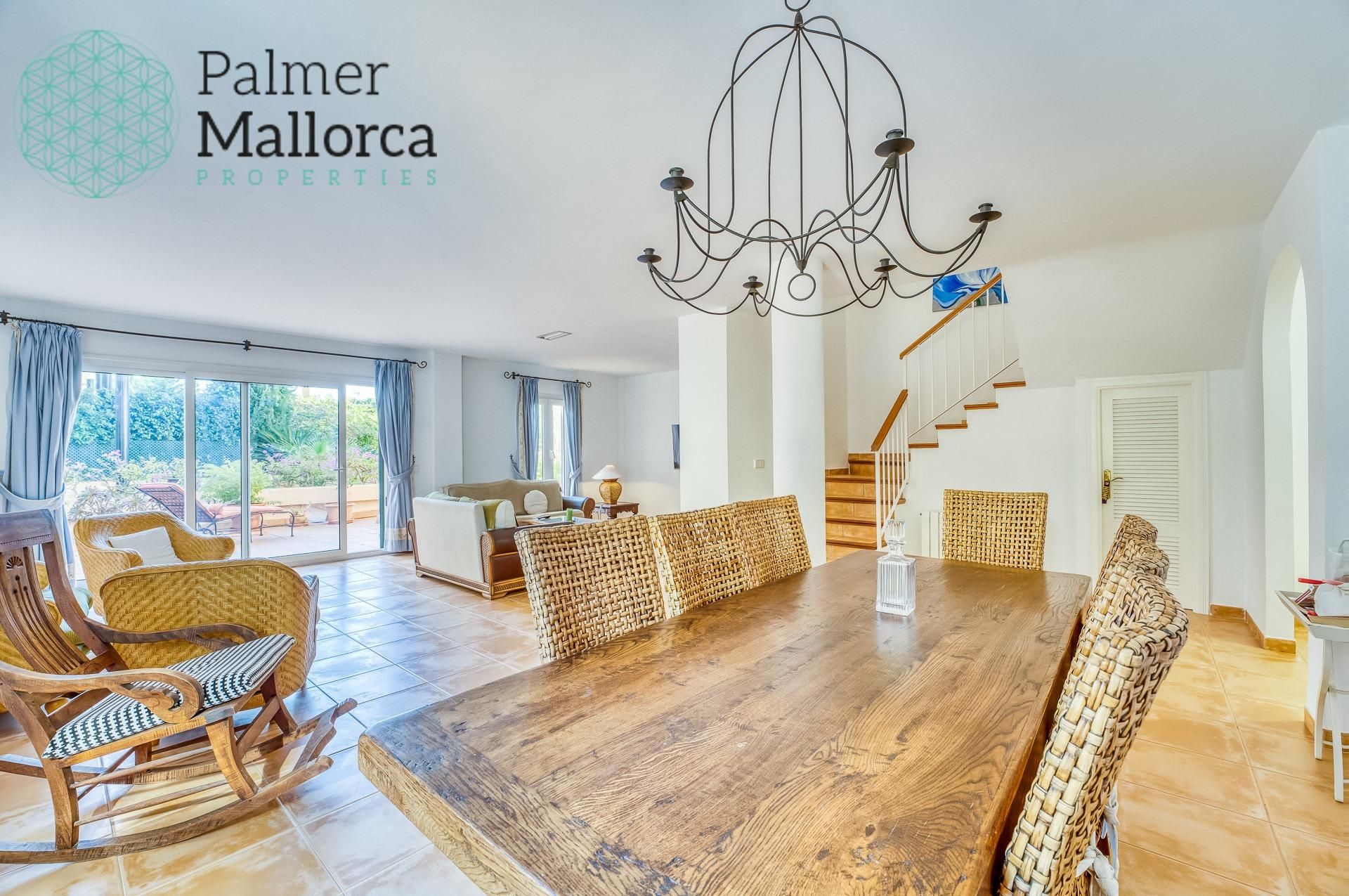 Dining room of Single-family semi-detached for sale in Calvià  with Air Conditioner, Heating and Private garden