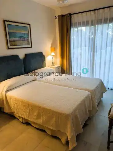 Bedroom of Apartments for rent in Sotogrande  with Air Conditioner, Heating and Terrace