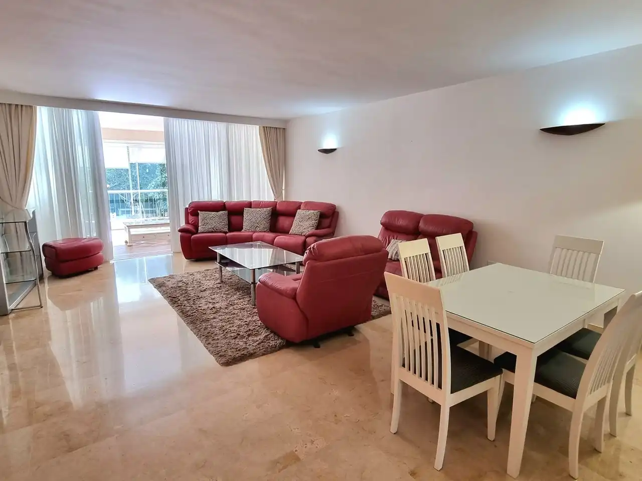 Sala de estar de Apartamento en venta en Mijas con Aire acondicionado, Terraza y Piscina