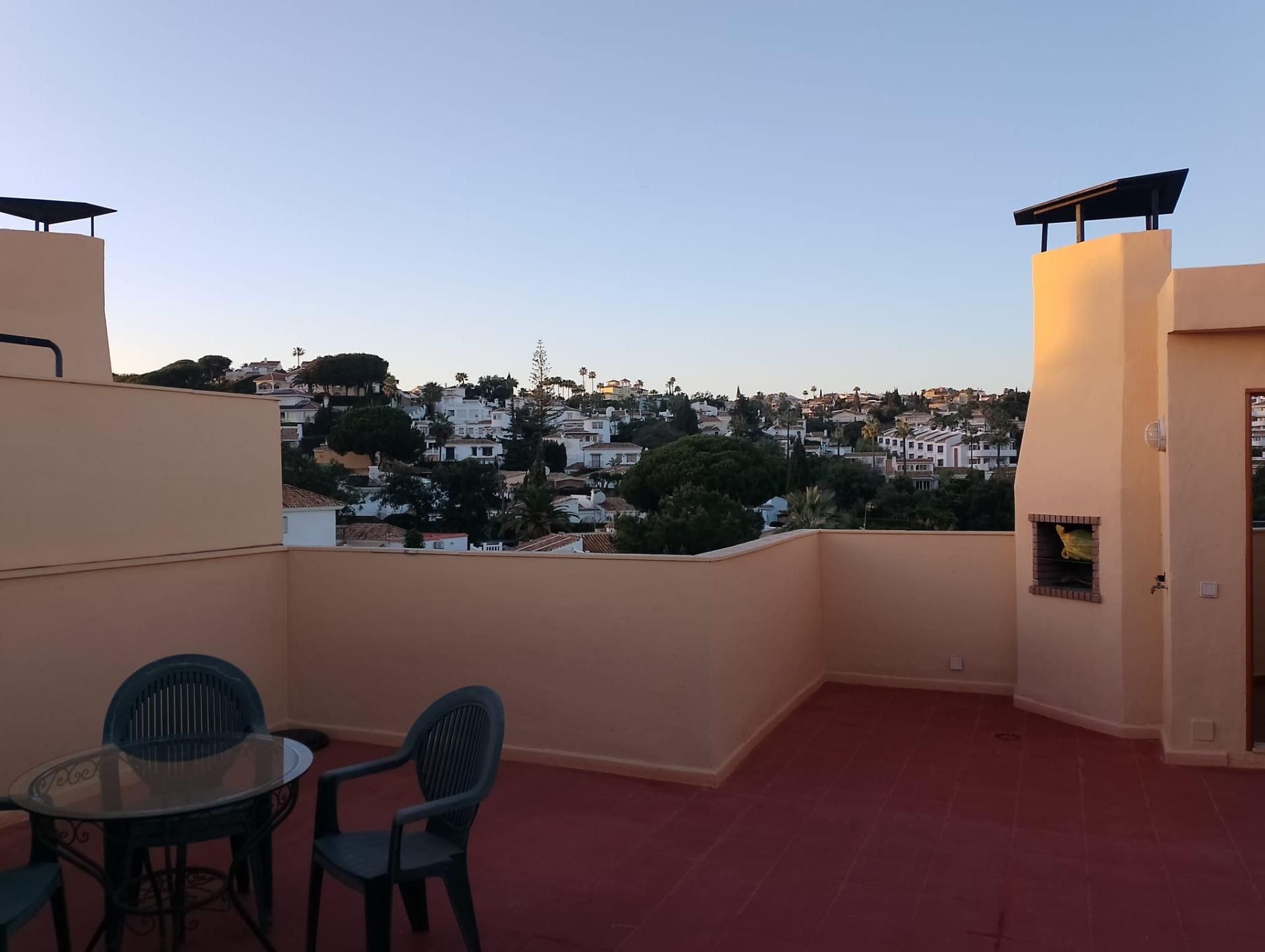 Terrassa de Àtic en venda en Mijas amb Aire condicionat, Calefacció i Jardí privat