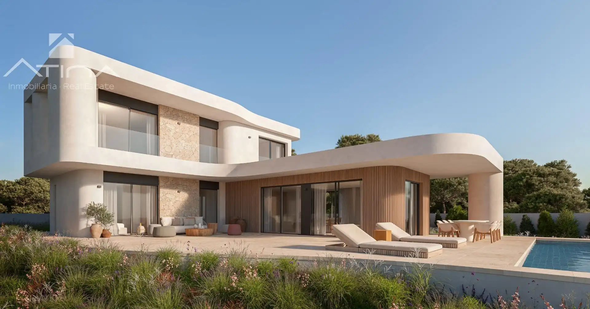 Vista exterior de Casa o chalet en venta en Jávea / Xàbia con Aire acondicionado, Calefacción y Jardín privado