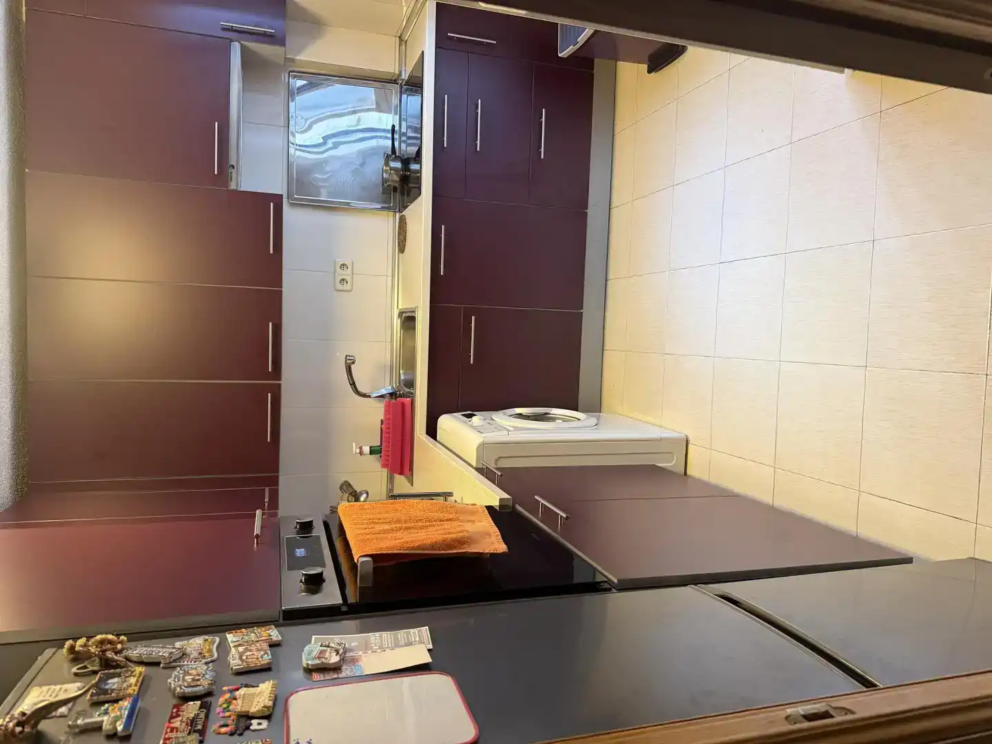 Kitchen of Flat for share in Madrid  with Furnished