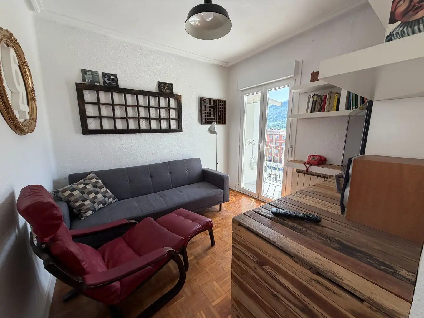 Wohnzimmer von Wohnung zum Verkauf in Altsasu / Alsasua mit Heizung