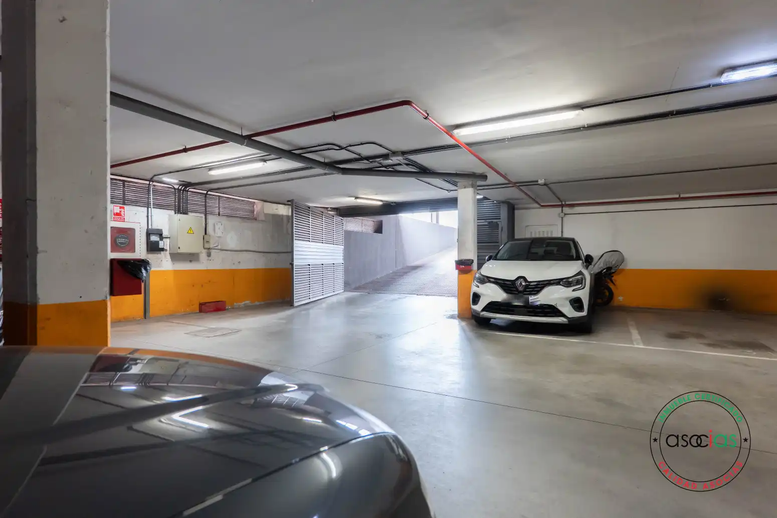 Parking of Flat for sale in Gijón   with Heating, Parquet flooring and Storage room