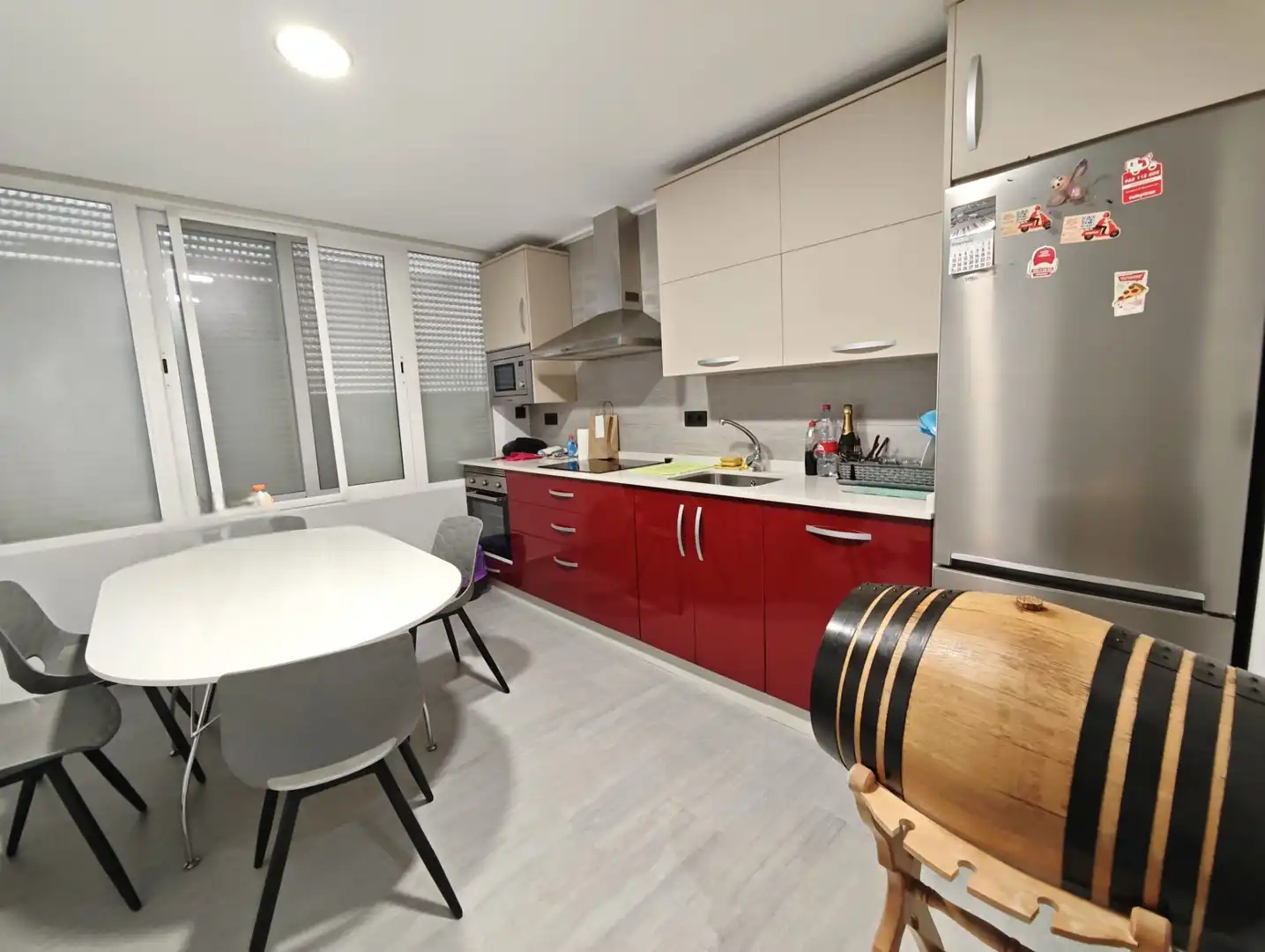 Kitchen of Flat for sale in Totana  with Air Conditioner, Furnished and Balcony