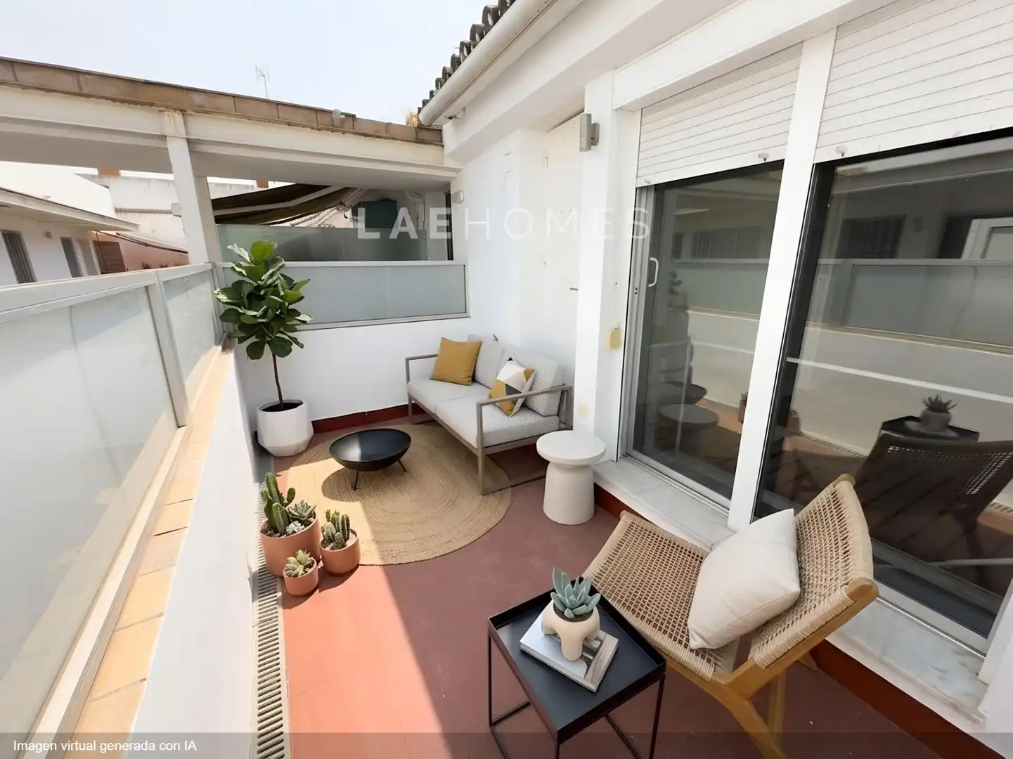 Terrasse von Maisonette zum Verkauf in Sevilla mit Klimaanlage, Heizung und Terrasse