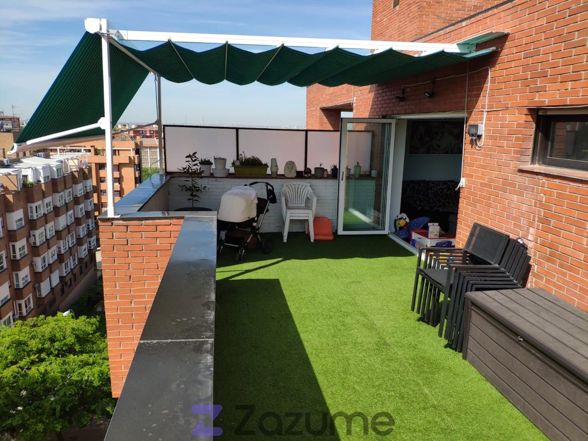 Terrace of Attic to rent in  Madrid Capital  with Air Conditioner, Heating and Parquet flooring
