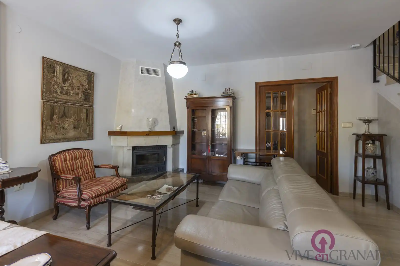 Sala de estar de Casa adosada en venta en Maracena con Terraza y Balcón