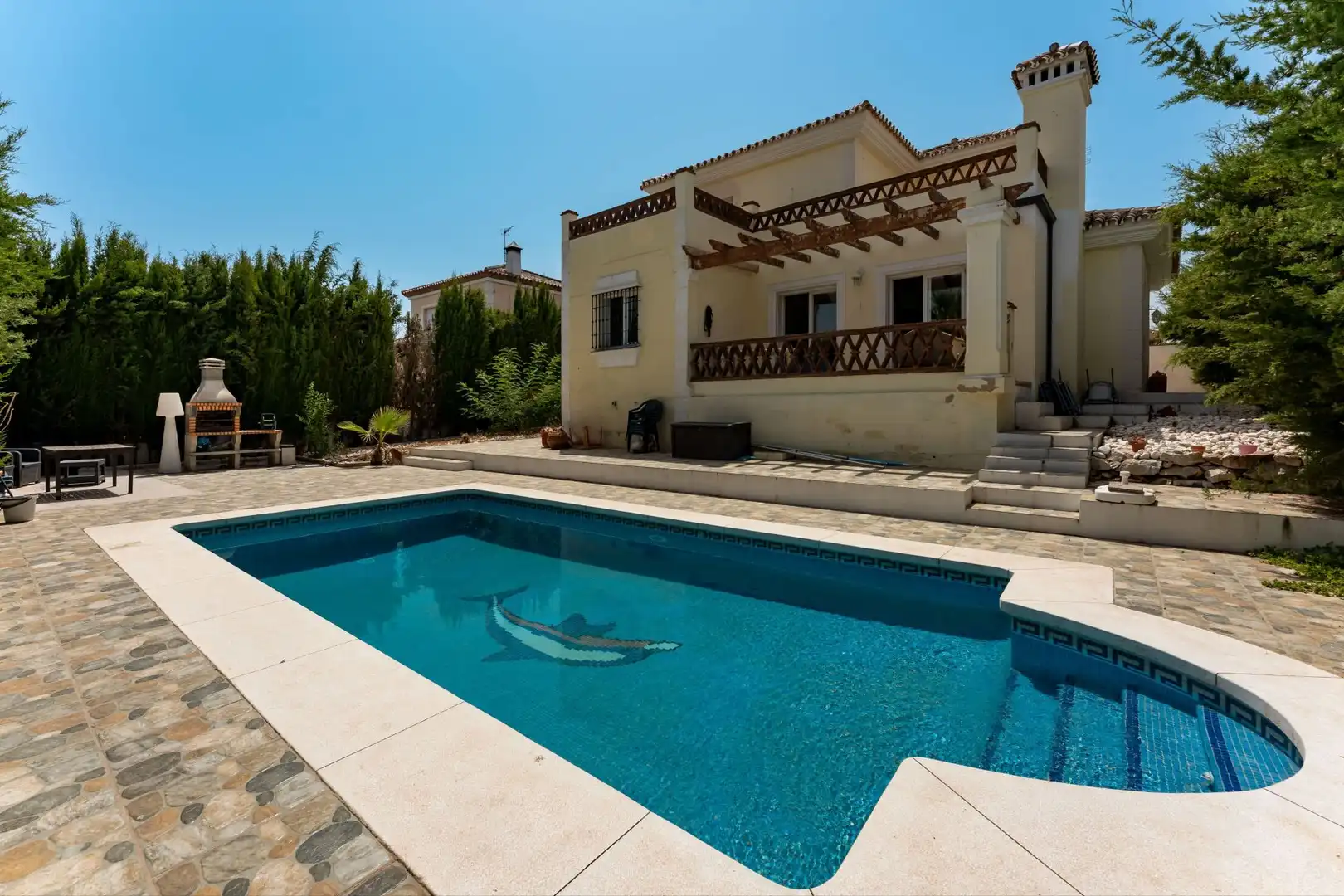 Jardí de Casa o xalet en venda en Coín amb Piscina