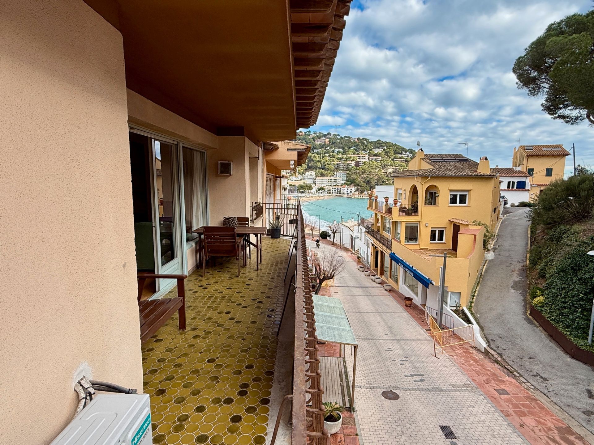 Terraza de Apartamento de alquiler en Palafrugell con Aire acondicionado, Parquet y Terraza