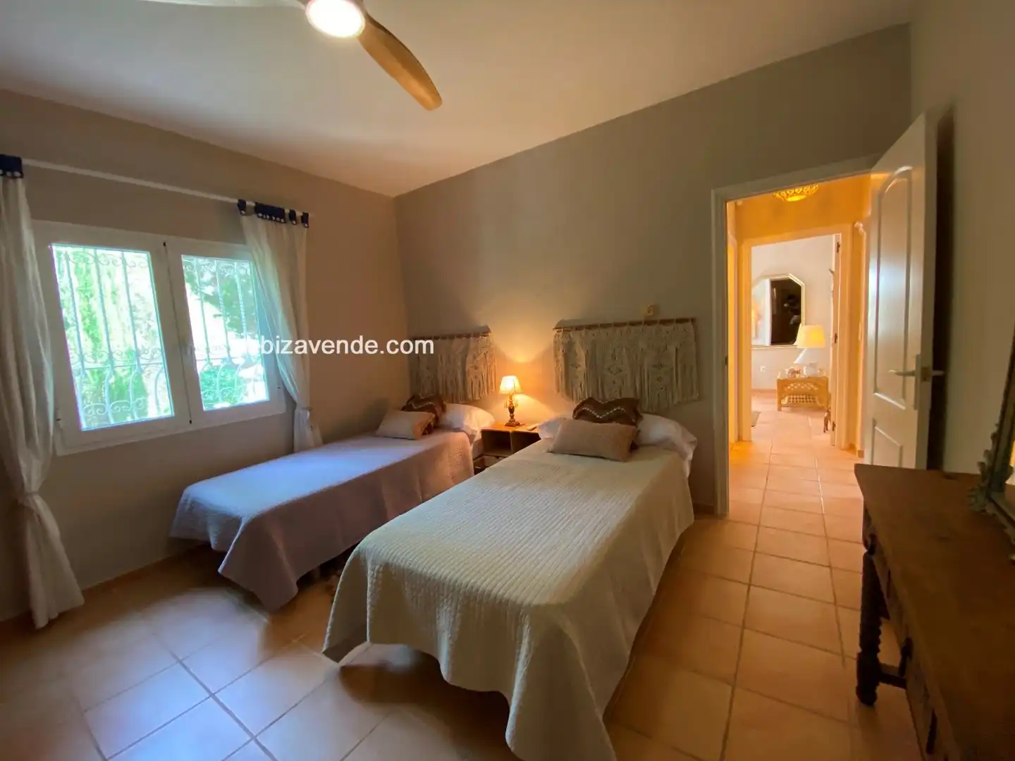 Dormitori de Casa o xalet de lloguer en Sant Josep de sa Talaia amb Aire condicionat, Calefacció i Jardí privat