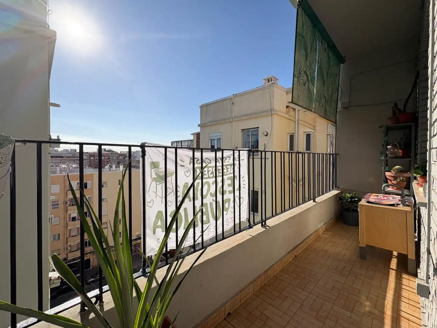 Balcony of Flat for sale in Campanar