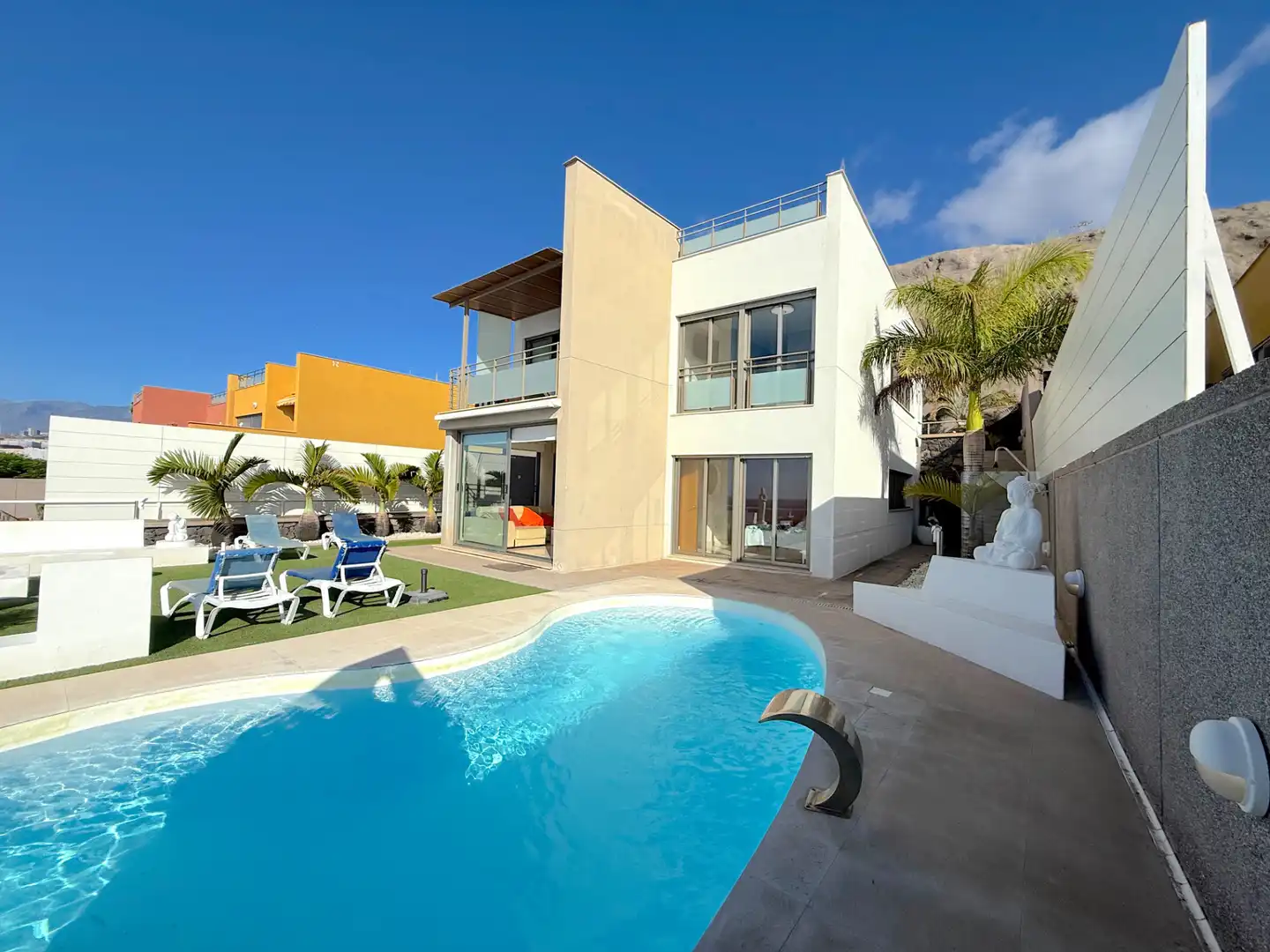 Vista exterior de Casa o chalet de alquiler en Santa Cruz de Tenerife con Aire acondicionado, Jardín privado y Parquet