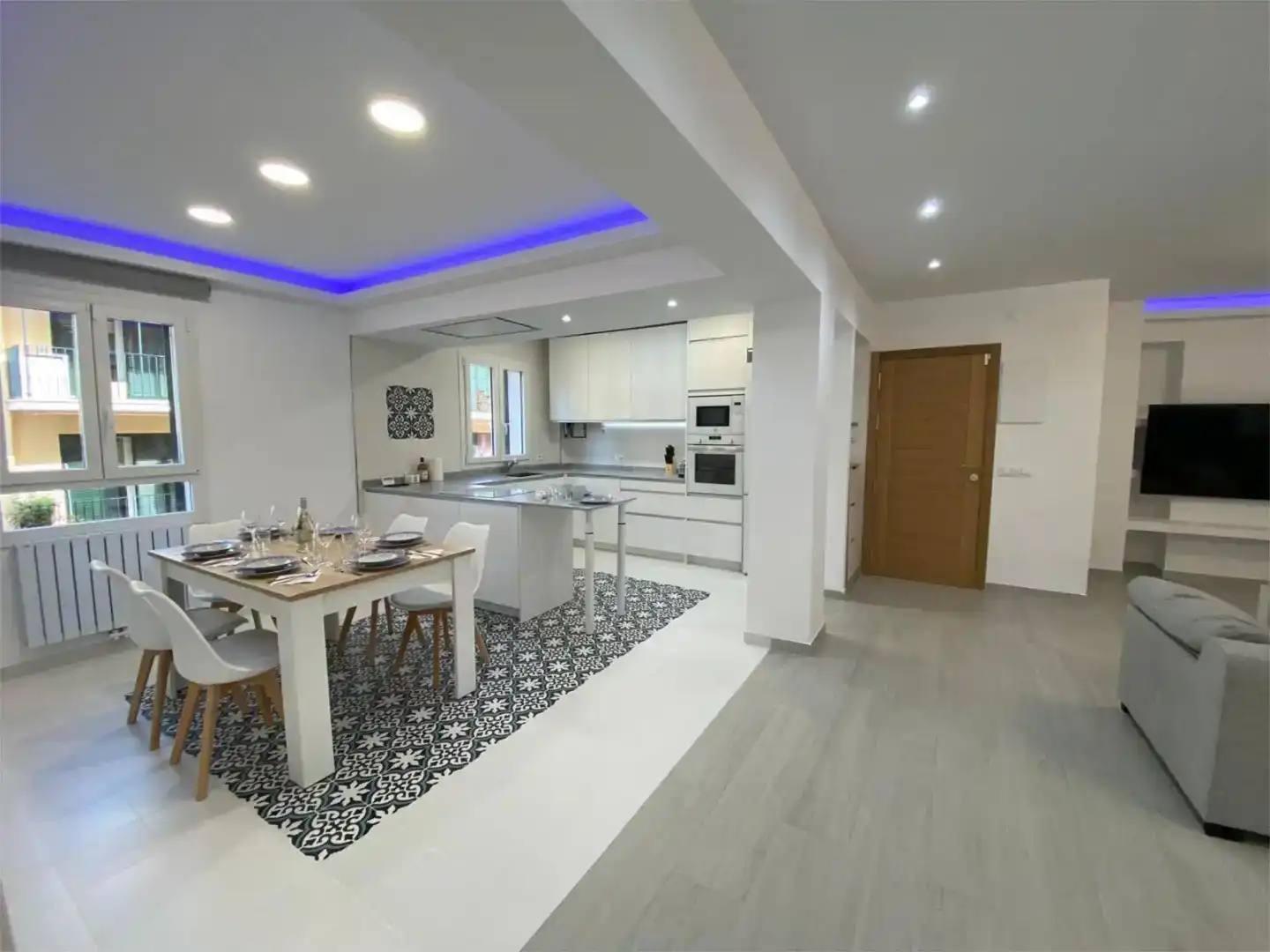Cocina de Piso de alquiler en Sóller con Aire acondicionado, Amueblado y Balcón