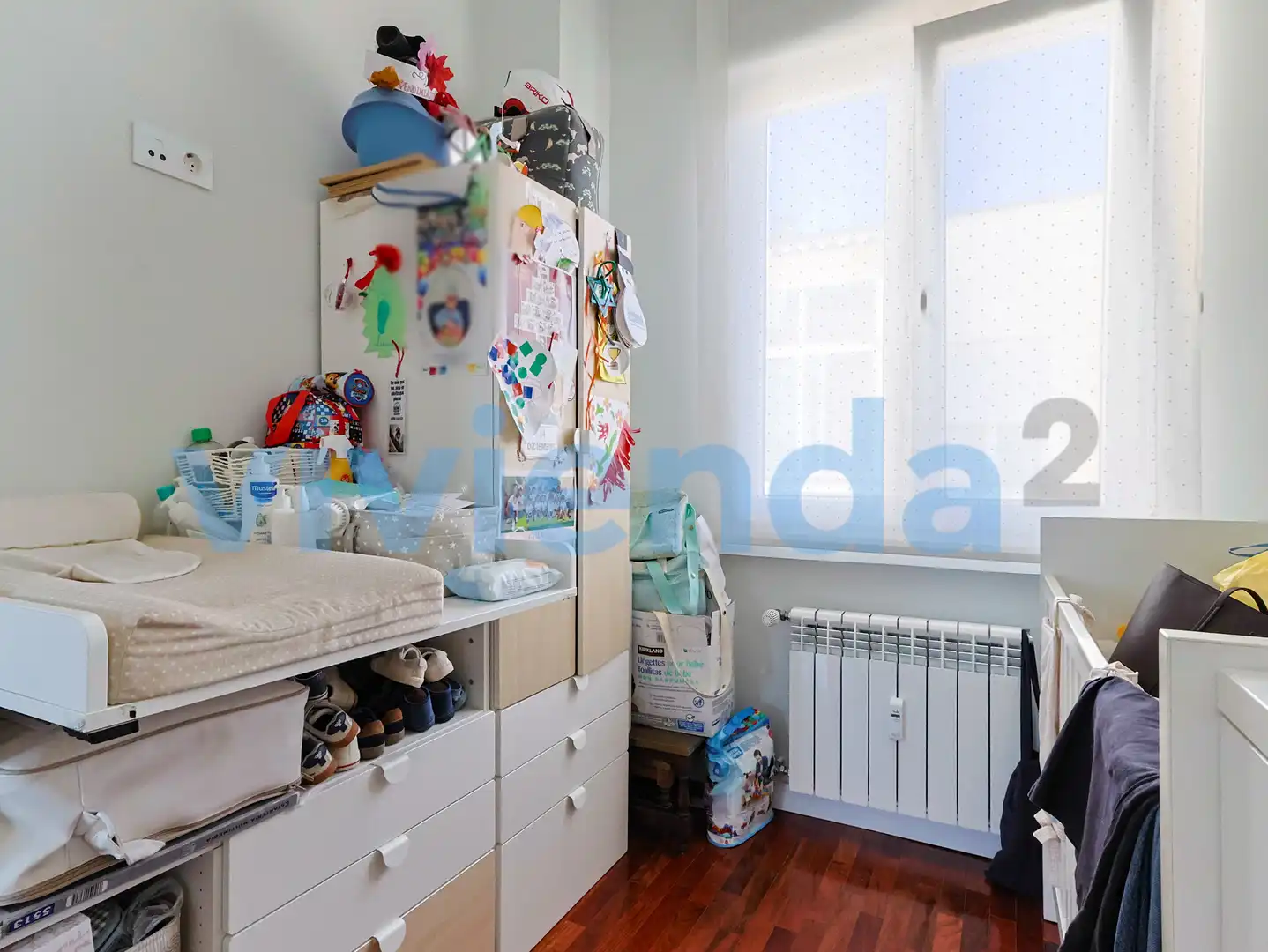Schlafzimmer von Dachboden zum Verkauf in Madrid mit Klimaanlage, Heizung und Terrasse