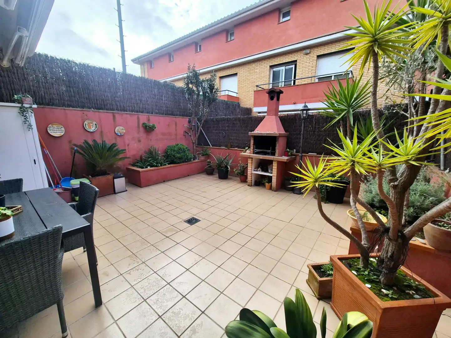 Terraza de Casa adosada en venta en Malgrat de Mar con Aire acondicionado, Calefacción y Jardín privado