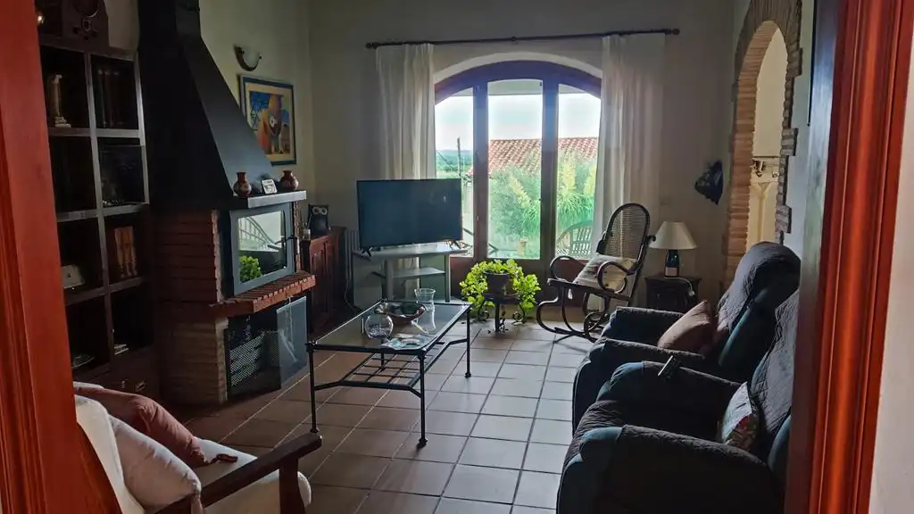 Sala d'estar de Casa o xalet en venda en Masarac i Vilarnadal amb Aire condicionat, Calefacció i Jardí privat