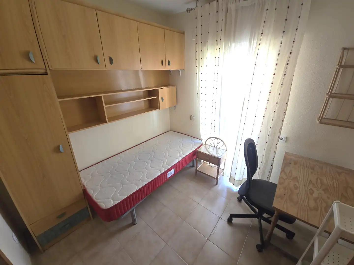 Bedroom of Flat for rent in Cáceres  with Heating, Terrace and Furnished