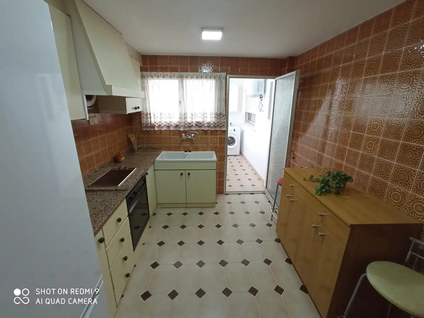 Kitchen of Flat for rent in Valencia  with Air Conditioner, Furnished and Oven