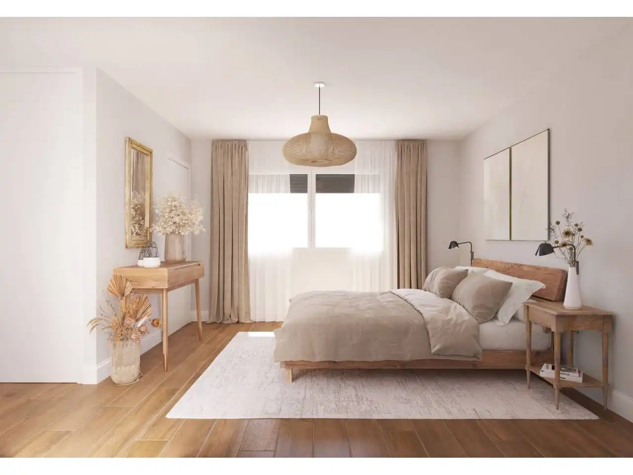 Schlafzimmer von Haus oder Chalet zum Verkauf in Guadarrama mit Klimaanlage