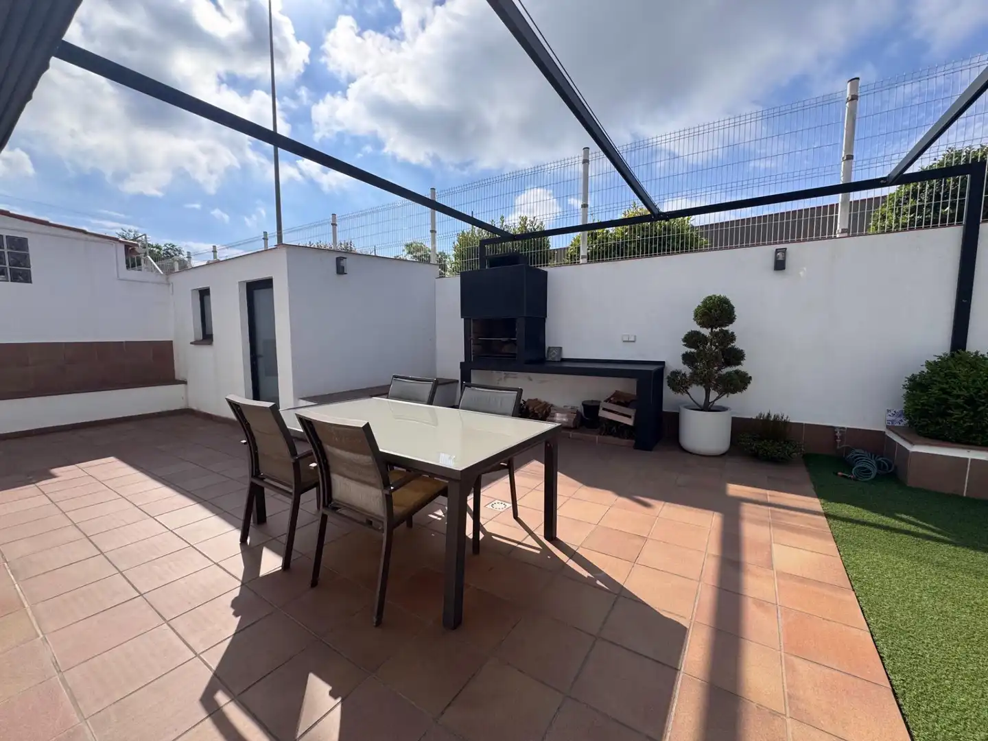 Terraza de Casa adosada en venta en Blanes con Aire acondicionado, Calefacción y Jardín privado