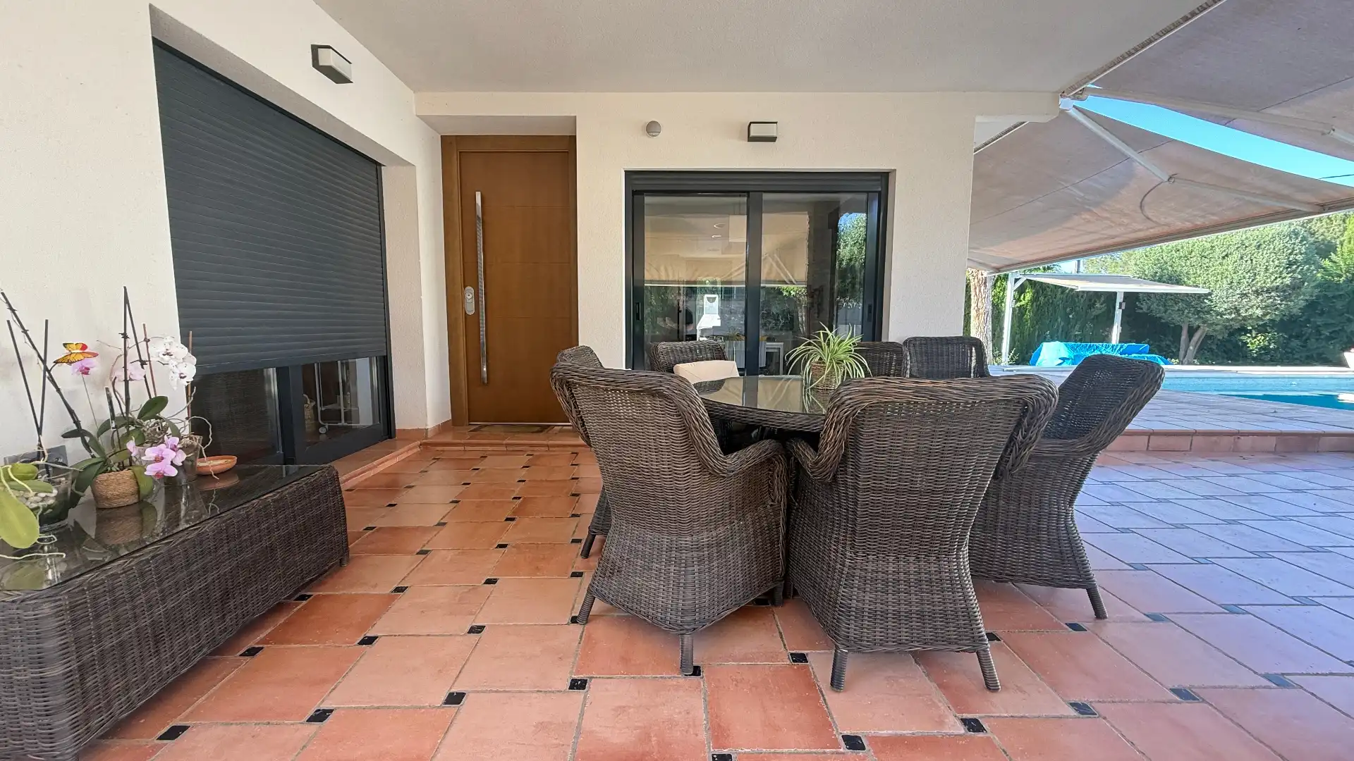Terrasse von Haus oder Chalet zum Verkauf in Albacete mit Klimaanlage, Heizung und Privatgarten