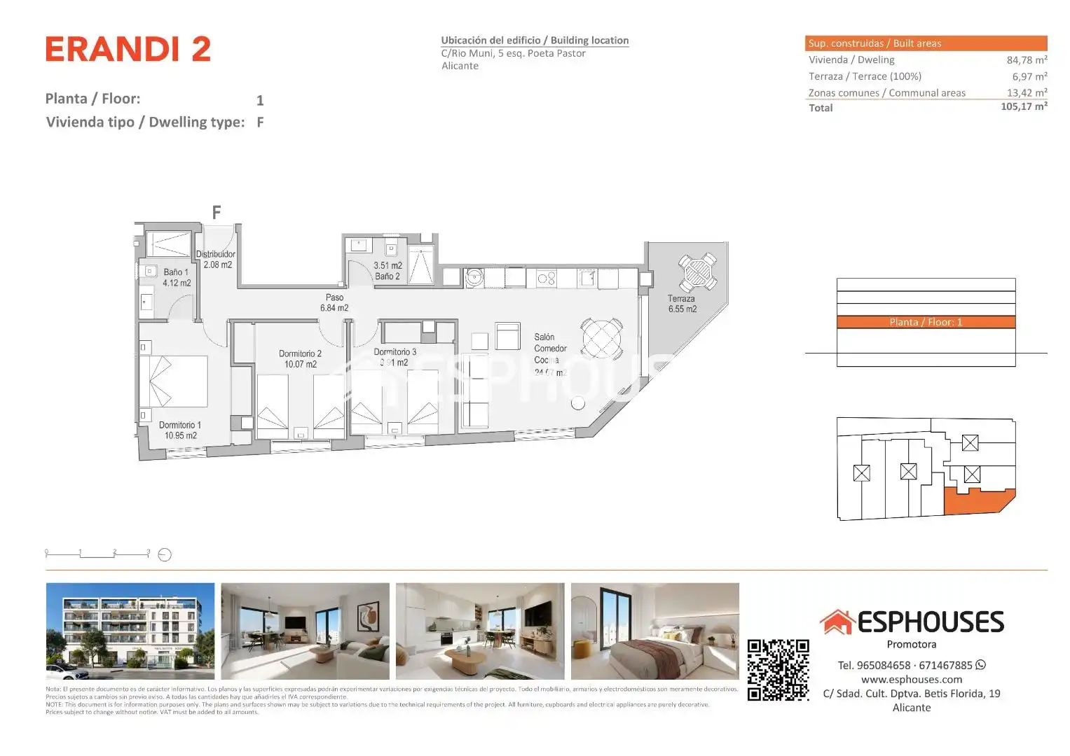 Apartament amb terrassa en venda a Rio Muni 5, imagen 11