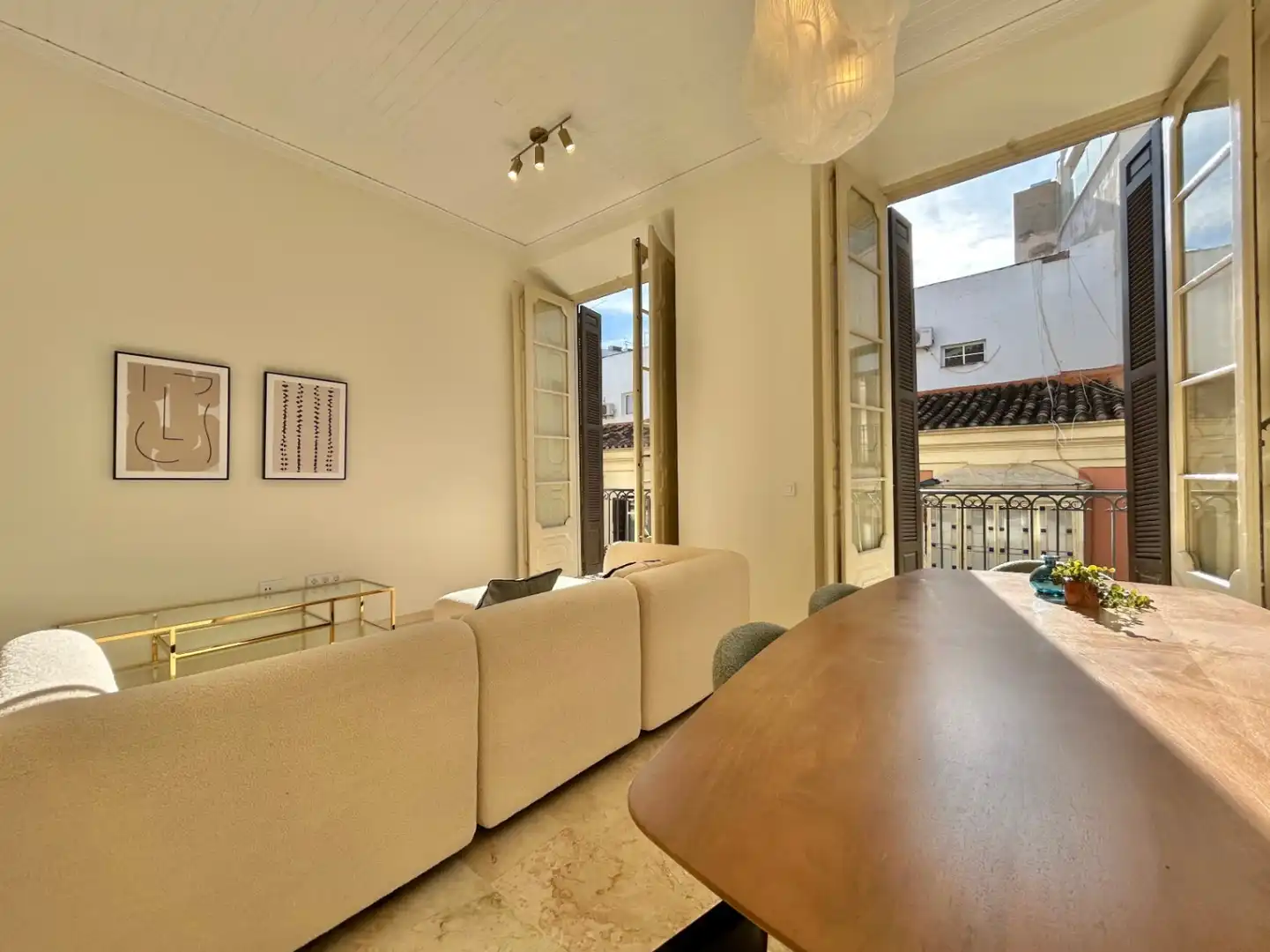 Living room of Apartments for sale in Málaga  with Air Conditioner, Heating and Furnished