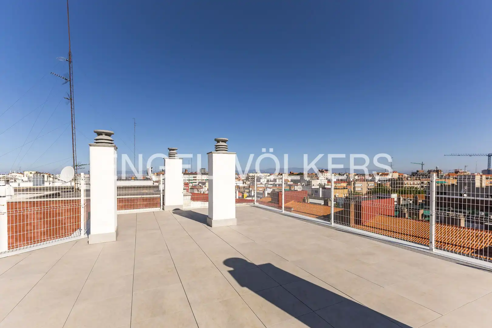Terrace of Flat for rent in Madrid  with Air Conditioner, Heating and Furnished