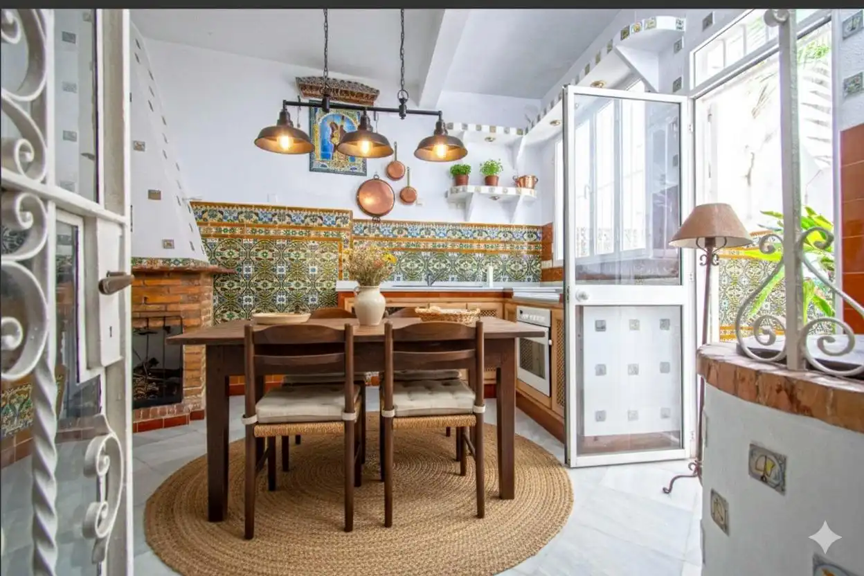 Kitchen of Houses for sale in Sevilla  with Air Conditioner, Terrace and Storage room